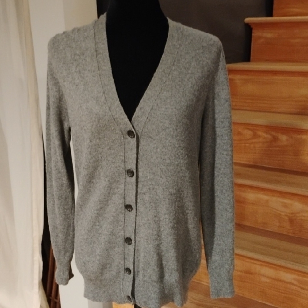 J. Crew Heather Gray Women's Cardigan